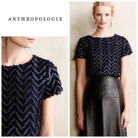 Anthropologie Tops - ANTHROPOLOGIE Weston Wear Plume Point Blouse